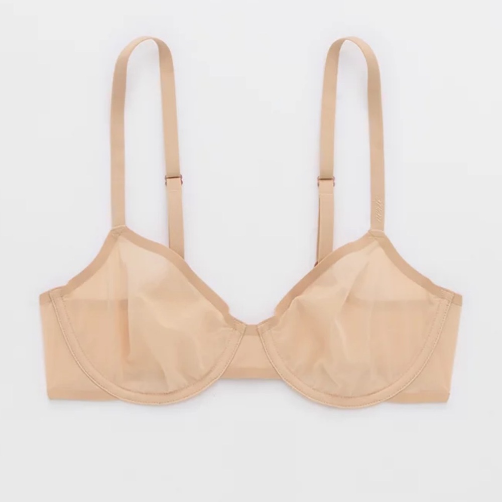Aerie Smoothez Balconette Mesh Unlined Bra with Underwire 36B NWT